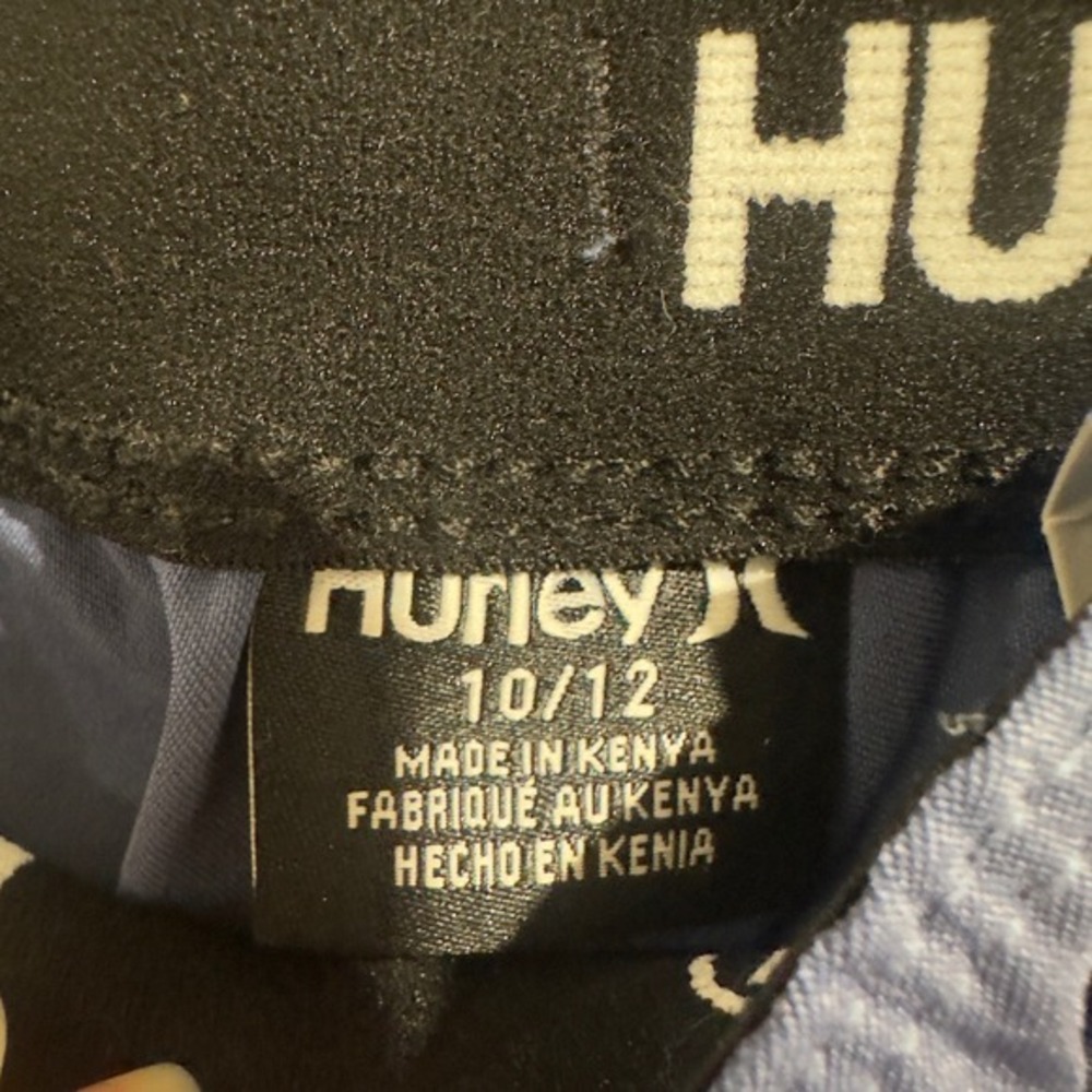 Hurley Kids Performance Jogger Blue Tapered Fit Pants Size L 10/12 NEW - Picture 8 of 9